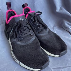 Adidas NMD_R1 • US Men’s Size 13 • Black/White/Pink
